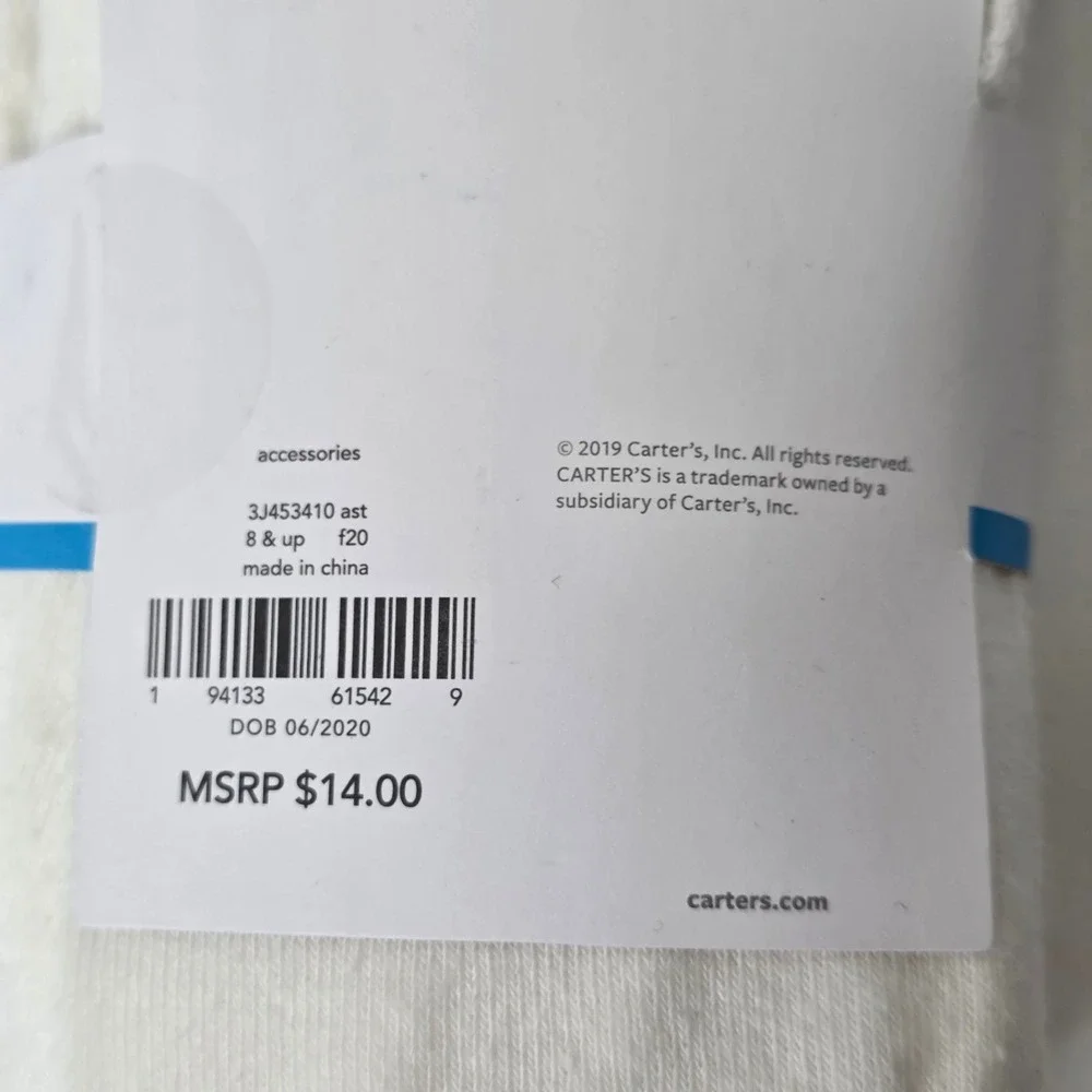 Carters Girls Ivory Cable Knit Tights Size 8 and Up Off White Pointelle 3J453410